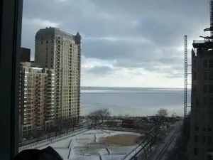 view from Prentice/Northwestern Memorial Hospital