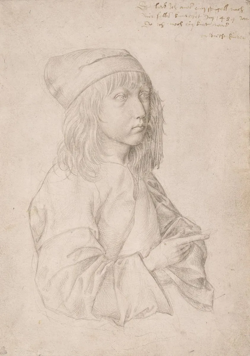 Durer young self portrait